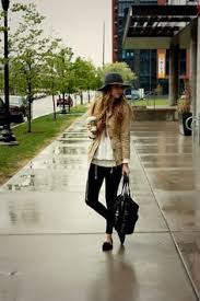 Now the only issue is how to get ready for class. 37 Rainy Day Looks Ideas Style Fashion Rainy Day Outfit