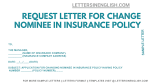 Cmb wing lung bank ltd. Request Letter For Change Nominee In Insurance Policy Letters In English