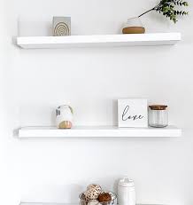 White Floating Shelves White Shelf