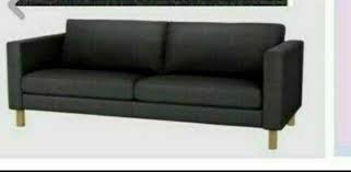 ikea karlstad sofa cover sivik dark