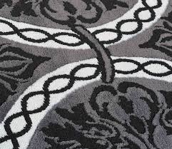 abstract polyster kashmiri carpet