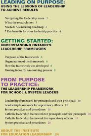 Putting Ontario S Leadership Framework Into Action A Guide