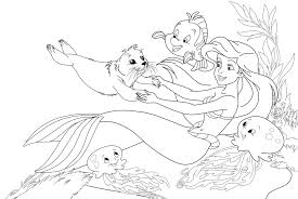 This disney princess story is a favorite among little kids who dream about the pretty mermaids singing they have a daughter named melody. The Little Mermaid 127294 Animation Movies Printable Coloring Pages