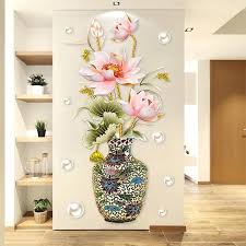 Classical Vase Flower Wall Sticker
