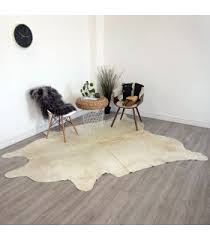 tan brazilian cowhide rug