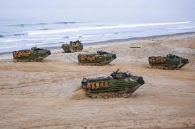 US Marines are preparing for the so-called "frog jumps": the US began to  create coastal regiments