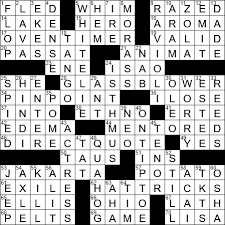 latticework piece crossword clue