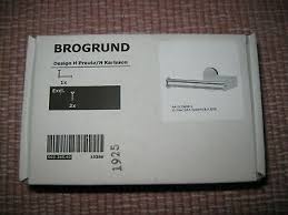 Related manuals for ikea grundtal toilet brush/toilet paper holder. Grundtal Toilet Paper Holder Ikea Stainless Steel L5 For Sale Online Ebay