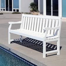 Try these easy ideas for diy outdoor garden benches to create the perfect spot to sit in your backyard. Vifah Bradley 5 Ft Patio Bench V1627 The Home Depot Patio Bench Outdoor Bench Outdoor Furniture