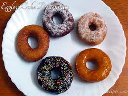 eggless cake doughnuts donuts without