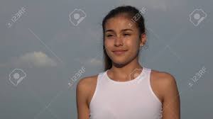Teen Latina Or Hispanic Female Teenager Stock Photo, Picture and Royalty  Free Image. Image 95250119.