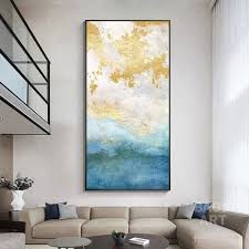 Frame Wall Art Waves Abstract Canvas
