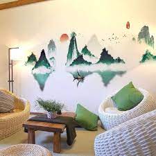 Mountain Wall Stickers Scenic Wall