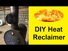 diy chimney heat reclaimer for wood