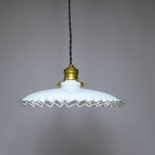 White Opaline Glass Lamp Shade Only Or