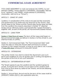Office Lease Agreement Template Office Rental Agreement Template