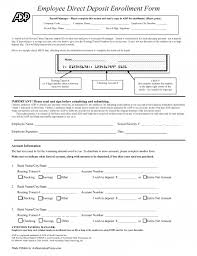 Adp Direct Deposit Authorization Form Authorization Forms