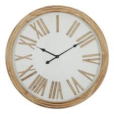 Collins Wooden Round Wall Clock 78cm