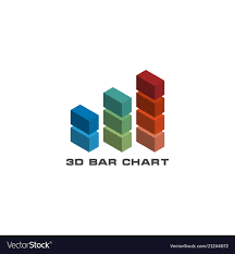 3d Statistic Chart Graphic Template