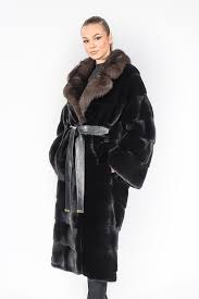 It New 22 Blackglama Mink Fur Coat