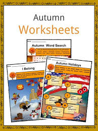 autumn facts worksheets information