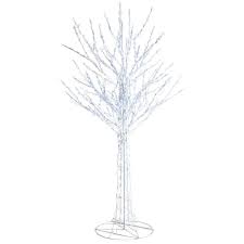 8 ft led pre lit bare branch tree with