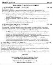 Sample Business Resume