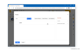 how to add fonts to google slides