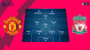 This liverpool live stream is available on all. Premier League Manchester United Predicted Line Up Against Liverpool