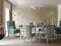 Modern Wallpaper Dining Room Design