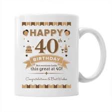 A traditional german beer stein is one of those perfect gifts for older men. Devron 40th Birthday Gifts For Men Women Forty Years Old Men Gift Happy Funny 40 Mens Womens Womans Wifes Female Man Best Friend Basket Ceramic Coffee Mug Price In India Buy