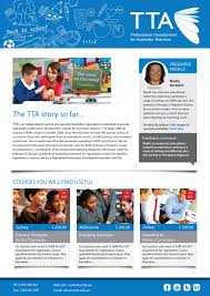 Modern Serious It Company Newsletter Design For Tta By