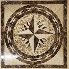 Floor Medallion Tile Marble Td91