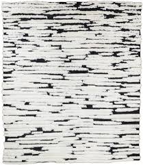 moroccan white black designer rug