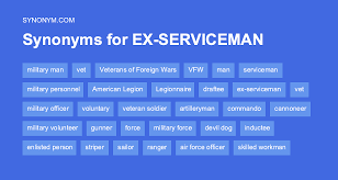 ex serviceman synonyms antonyms