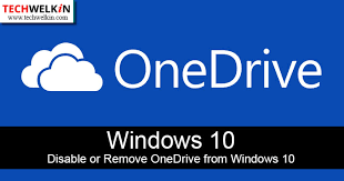 disable onedrive and remove it from