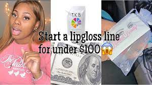 a lipgloss business for under 100