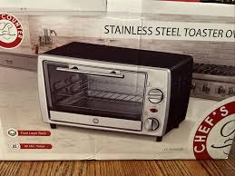 chefs counter stainless steel toaster