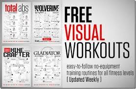 get free workout posters to do workouts