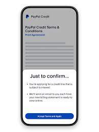 paypal credit your always on credit