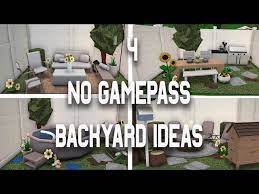 4 No Gamepass Backyard Ideas Welcome