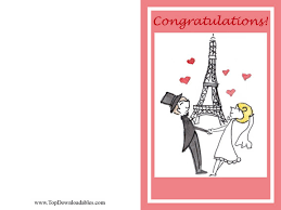 Congrats Templates 10 Free Printable Wedding Cards That Say Congrats