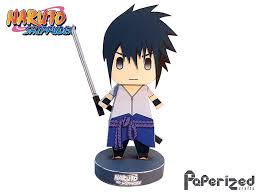 ' 'sasuke uchiha (うちはサスケ, uchiha sasuke) is the deuteragonist in the naruto series and was originally introduced as a protagonist but later became an antagonist. Naruto Shippuden Sasuke Uchiha Papercraft Paperized Crafts