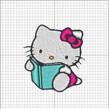 Résultat de recherche d'images pour "images broderie hello-kitty"