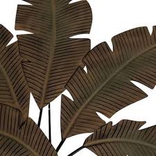 Palm Leaf Wall Mount Accent Decor Set