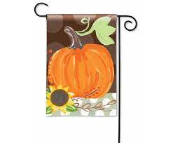 Fall Pumpkin Garden Flag By Studio M