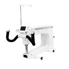 This long arm quilting machine can perform an impressive 1,800 stitches per minute (2,600 if you upgrade to the pro version). Janome Quilt Maker 18 Long Arm Quilting Machine With 8 Quilting Frame Sew Vac Direct