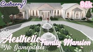 bloxburg aesthetic family mansion no