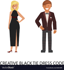 creative black tie dress code royalty