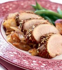 pork tenderloin with roasted apples and